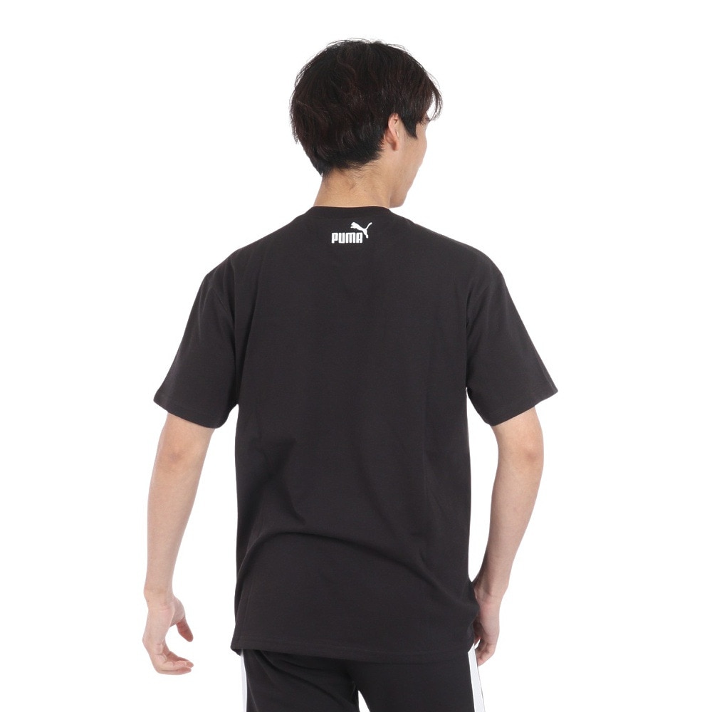 プーマ（PUMA）（メンズ）CORE HERITAGE MX グラフィック 半袖Tシャツ 680669 01 BLK
