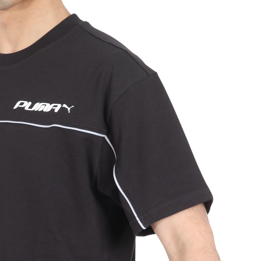 プーマ（PUMA）（メンズ）CORE HERITAGE MX グラフィック 半袖Tシャツ 680669 01 BLK