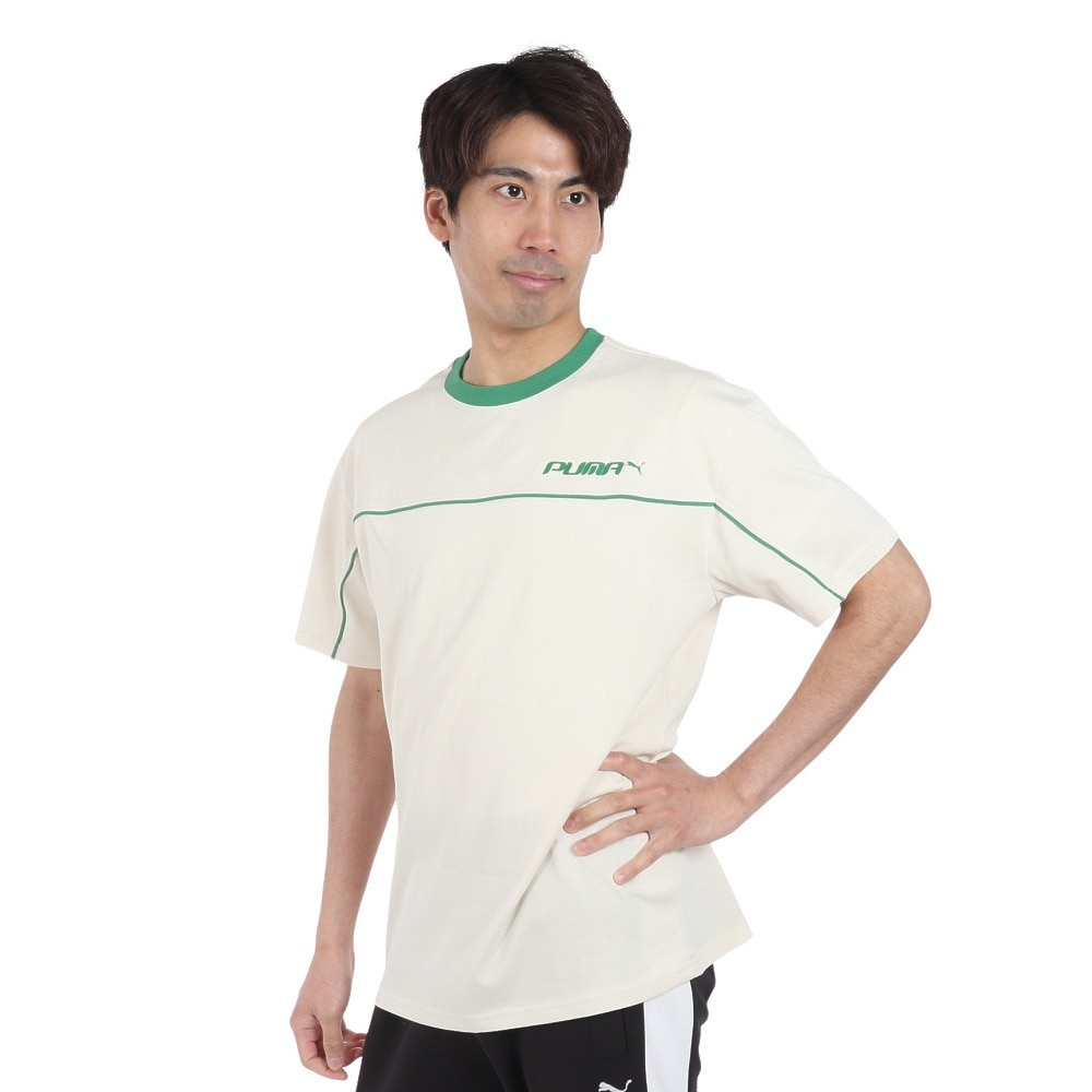 プーマ（PUMA）（メンズ）CORE HERITAGE MX グラフィック 半袖Tシャツ 680669 87 BEG