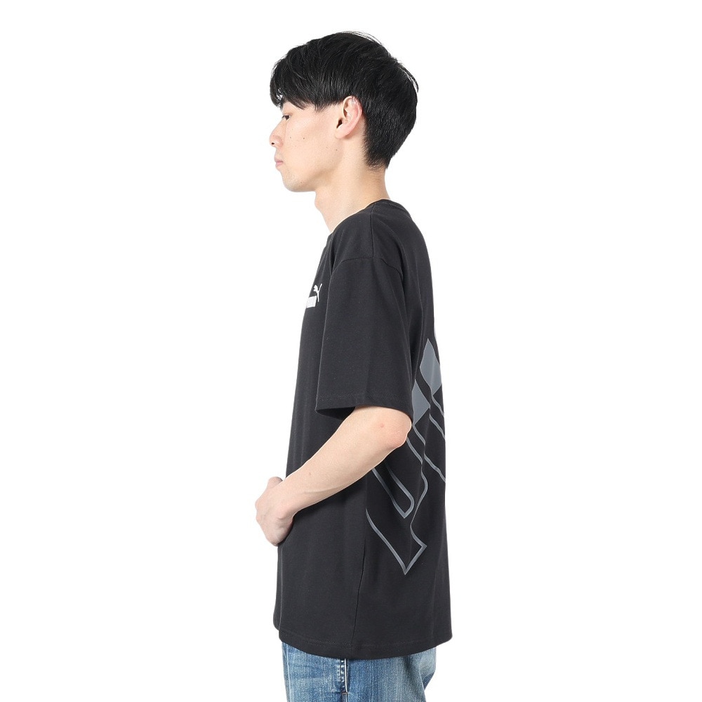 プーマ（PUMA）（メンズ）パワー MX SS 半袖 Tシャツ 680688 01 BLK