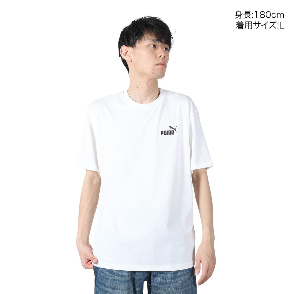 プーマ（PUMA）（メンズ）パワー MX SS 半袖 Tシャツ 680688 02 WHT