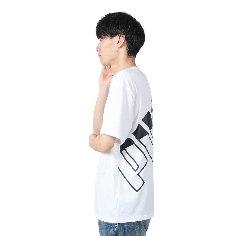 プーマ（PUMA）（メンズ）パワー MX SS 半袖 Tシャツ 680688 02 WHT