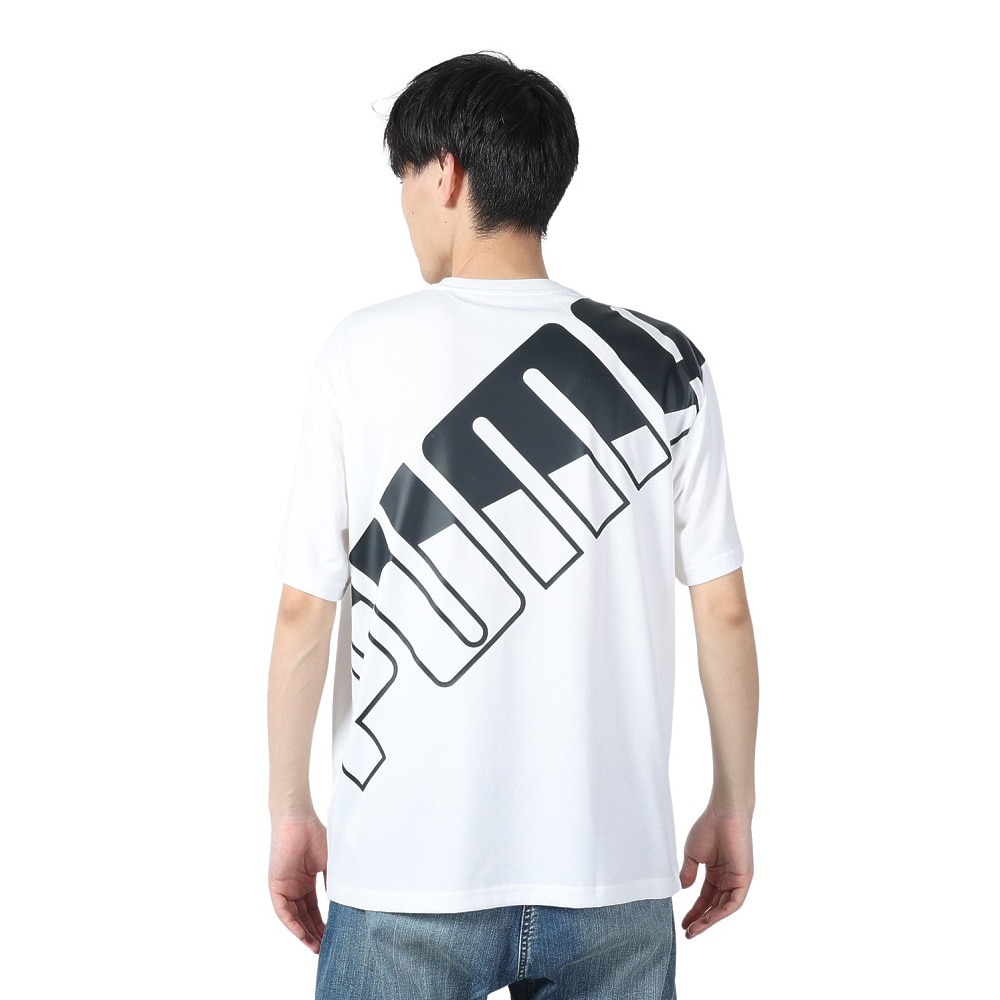 プーマ（PUMA）（メンズ）パワー MX SS 半袖 Tシャツ 680688 02 WHT