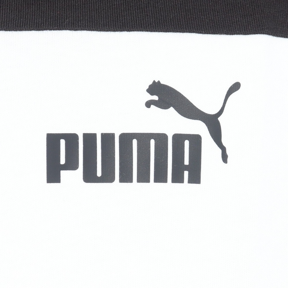 プーマ（PUMA）（メンズ）POWER MX 半袖カラーブロックTシャツ 681074 01 BLK