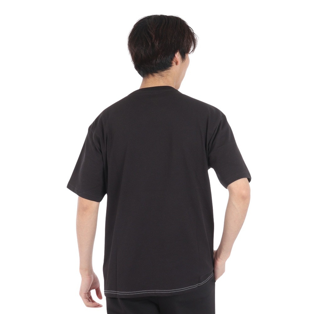 プーマ（PUMA）（メンズ）POWER MX 半袖カラーブロックTシャツ 681074 01 BLK