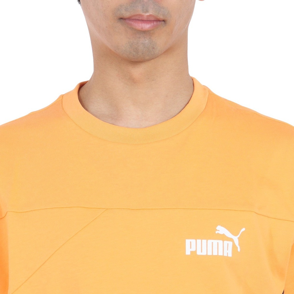 プーマ（PUMA）（メンズ）POWER MX 半袖カラーブロックTシャツ 681074 46 ORG