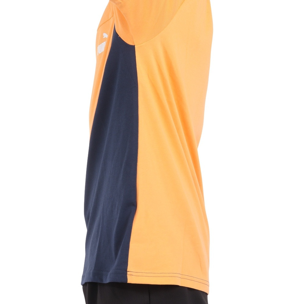 プーマ（PUMA）（メンズ）POWER MX 半袖カラーブロックTシャツ 681074 46 ORG