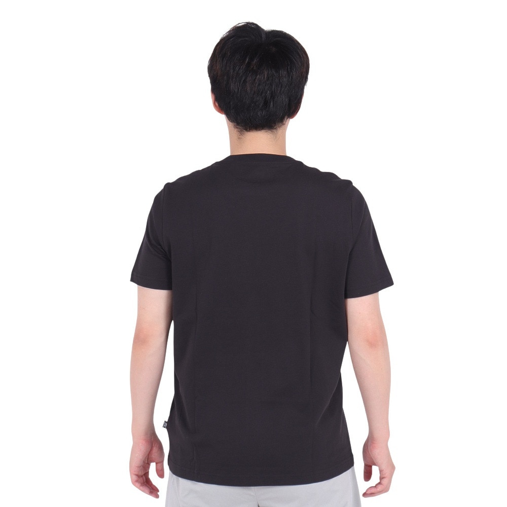 プーマ（PUMA）（メンズ）グラフィックス トリプル NO1 ロゴ 半袖 Tシャツ 681156 01 BLK