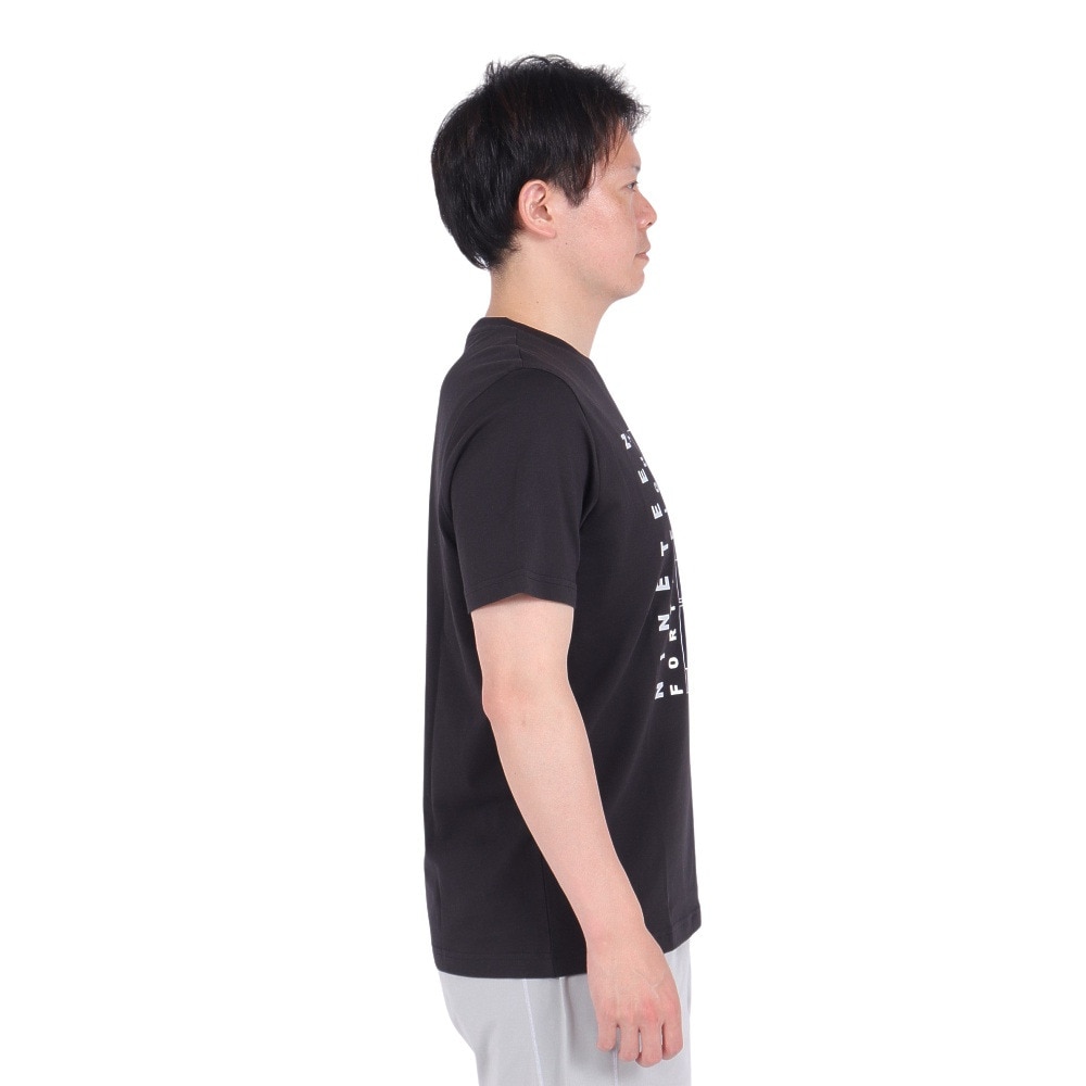 プーマ（PUMA）（メンズ）グラフィックス トリプル NO1 ロゴ 半袖 Tシャツ 681156 01 BLK