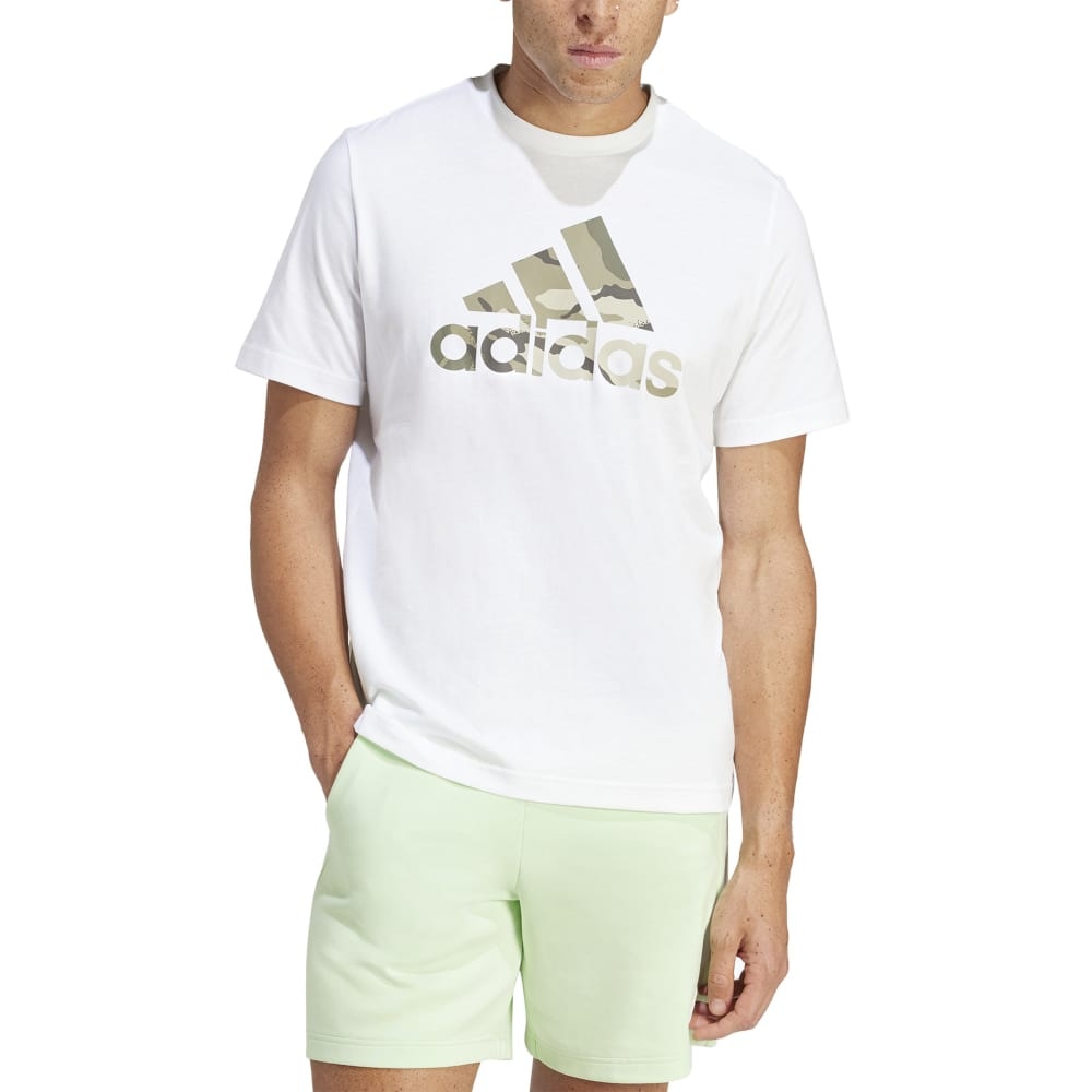 アディダス（adidas）（メンズ）カモ バッジ オブ スポーツ グラフィック半袖Tシャツ KNC76-IN6472