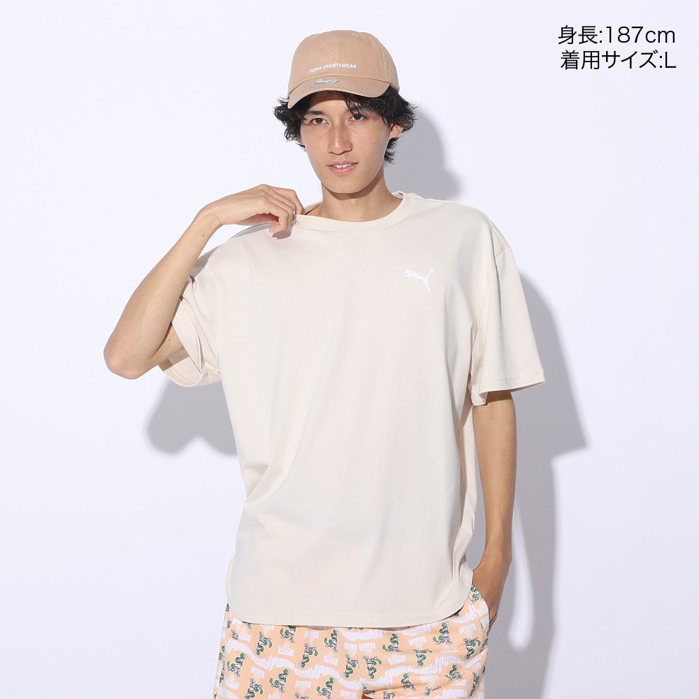 プーマ（PUMA）（メンズ）SUPER PUMA Tシャツ 半袖 682487 87 BEG