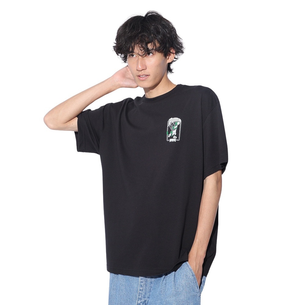 プーマ（PUMA）（メンズ）SUPER PUMA リラックス Tシャツ 半袖 682824 01 BLK