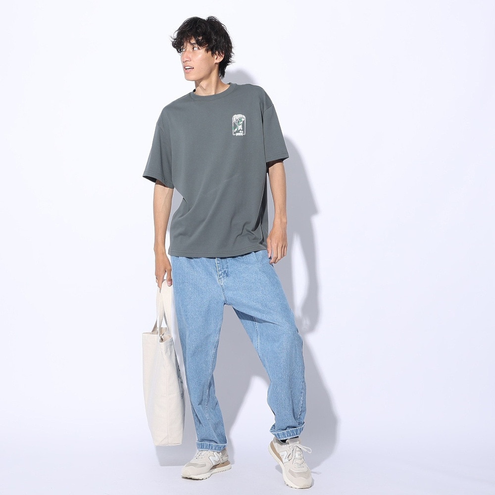 プーマ（PUMA）（メンズ）SUPER PUMA リラックス Tシャツ 半袖 682824 80 GRY