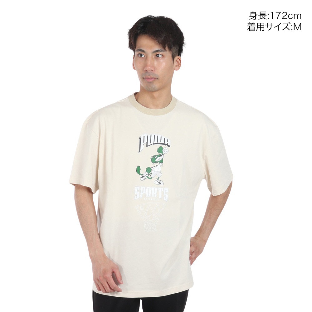 プーマ（PUMA）（メンズ）SUPER PUMA 半袖 Tシャツ 682825 87 BEG