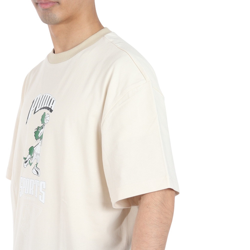 プーマ（PUMA）（メンズ）SUPER PUMA 半袖 Tシャツ 682825 87 BEG