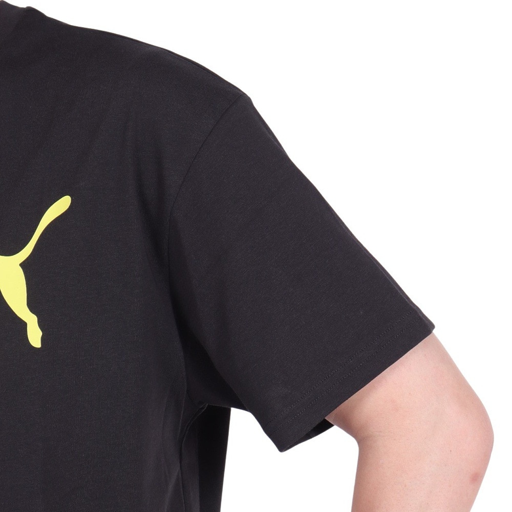 プーマ（PUMA）（メンズ）ESS+ MX NO1 ロゴ リラックス 半袖 Tシャツ 680695 01 BLK
