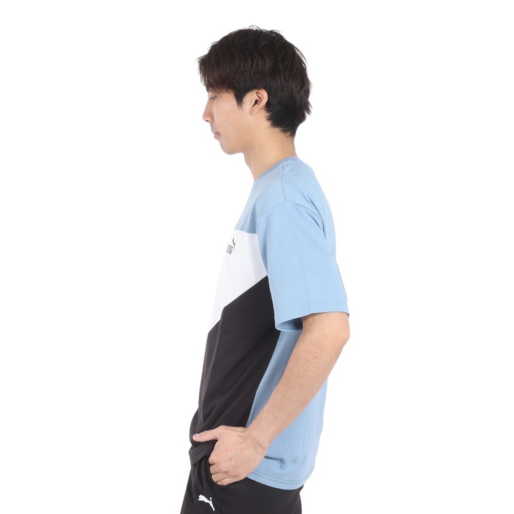 プーマ（PUMA）（メンズ）POWER MX 半袖カラーブロックTシャツ 681074 20 IDG