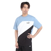 (メンズ)POWER MX 半袖カラーブロックTシャツ 681074 20 IDG