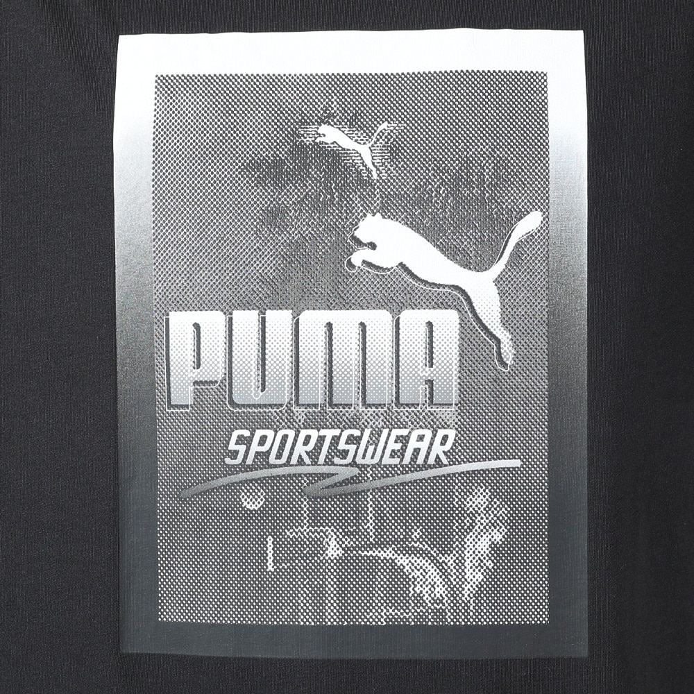 プーマ（PUMA）（メンズ）グラフィックス フォト プリント 半袖 Tシャツ 681161 01 BLK