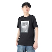 (メンズ)グラフィックス フォト プリント 半袖 Tシャツ 681161 01 BLK