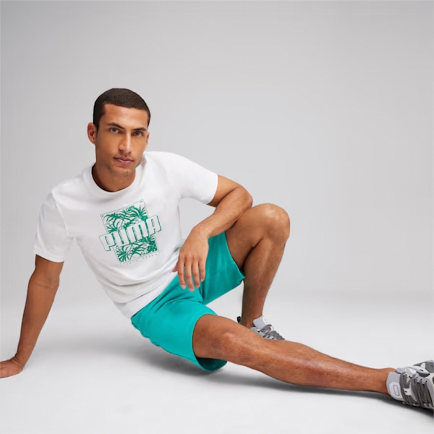 プーマ（PUMA）（メンズ）ESS+ パームリゾートグラフィック 半袖Tシャツ 683080 02 WHT