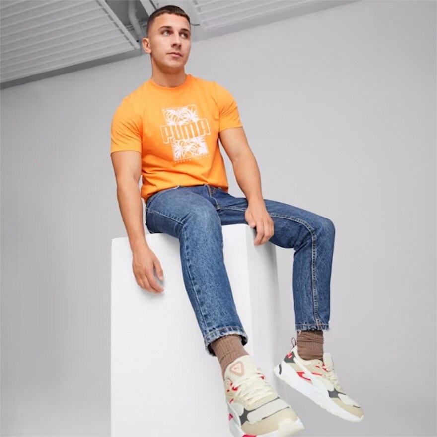 プーマ（PUMA）（メンズ）ESS+ パームリゾートグラフィック 半袖Tシャツ 683080 46 ORG