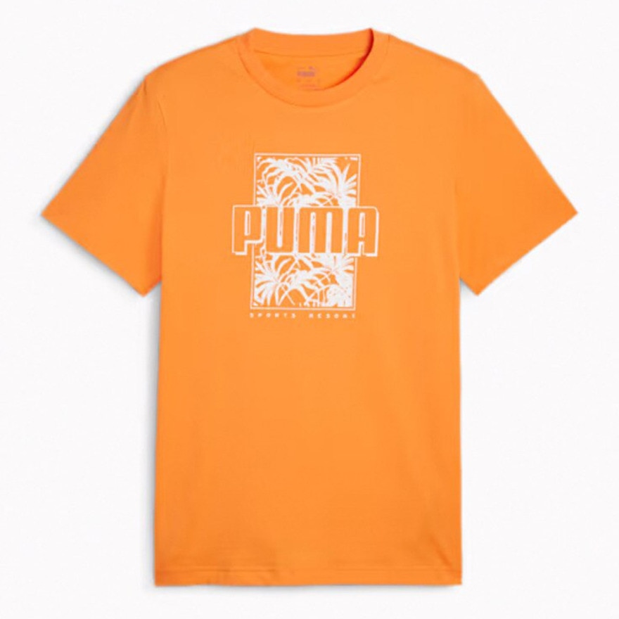 プーマ（PUMA）（メンズ）ESS+ パームリゾートグラフィック 半袖Tシャツ 683080 46 ORG