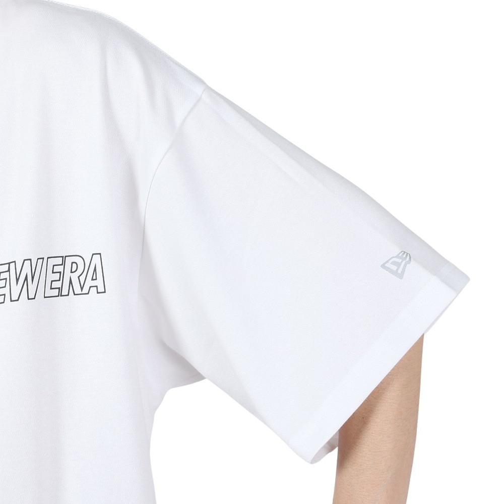 ニューエラ（NEW ERA）（メンズ、レディース）半袖 オーバーサイズド パフォーマンスTシャツ Word Mark Logo 14121971