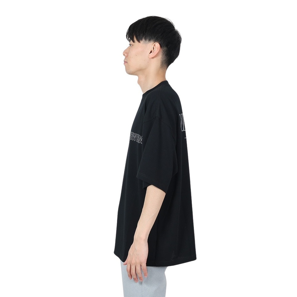 ニューエラ（NEW ERA）（メンズ、レディース）半袖 オーバーサイズド パフォーマンスTシャツ Word Mark Logo 14121973