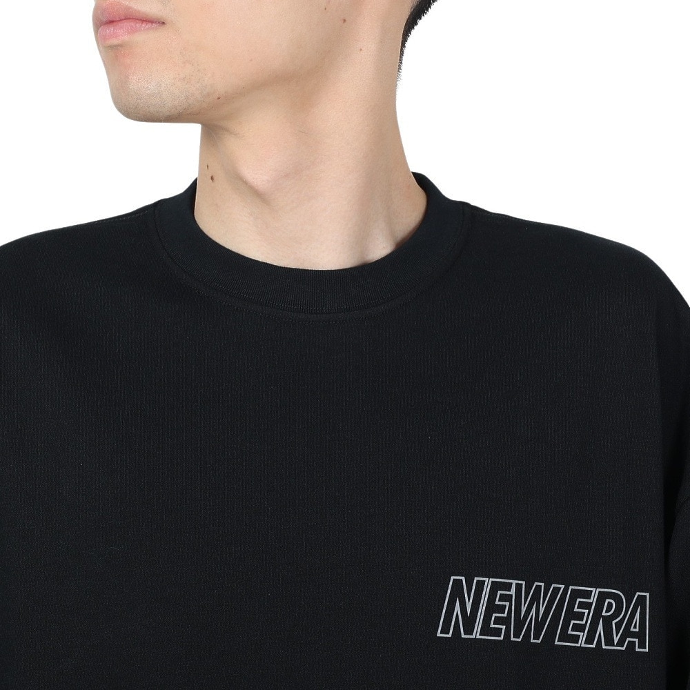 ニューエラ（NEW ERA）（メンズ、レディース）半袖 オーバーサイズド パフォーマンスTシャツ Word Mark Logo 14121973