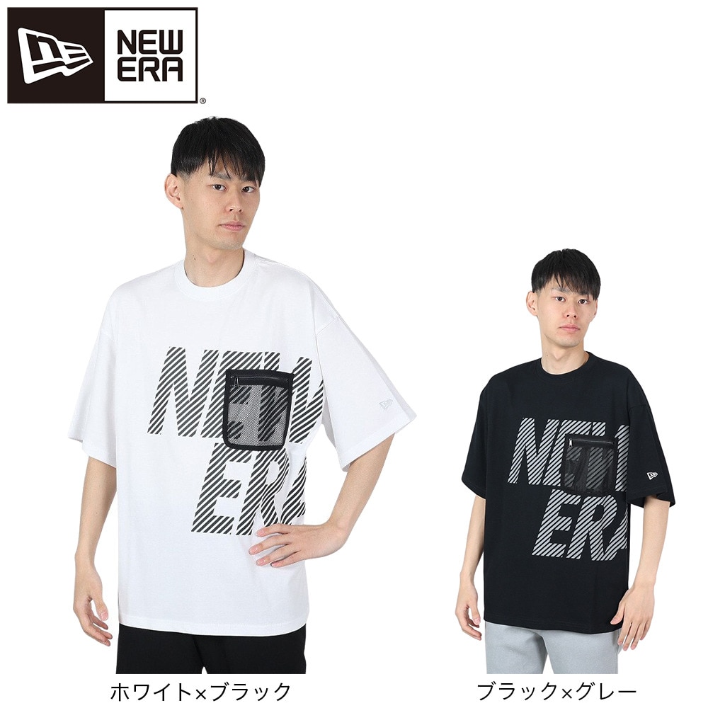 ニューエラ（NEW ERA）（メンズ、レディース）半袖 オーバーサイズド パフォーマンスTシャツ Mesh Pocket 14121975