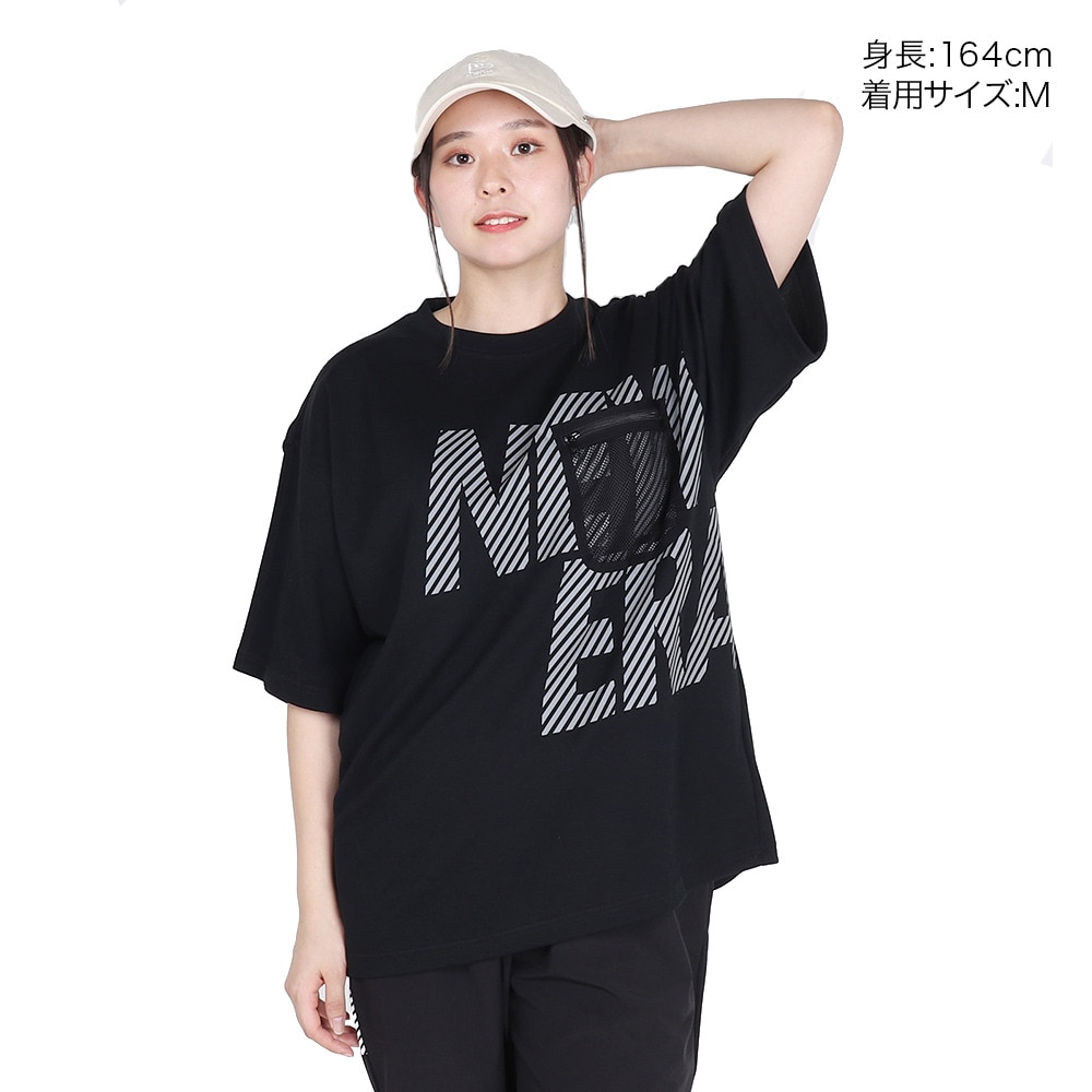 ニューエラ（NEW ERA）（メンズ、レディース）半袖 オーバーサイズド パフォーマンスTシャツ Mesh Pocket 14121976