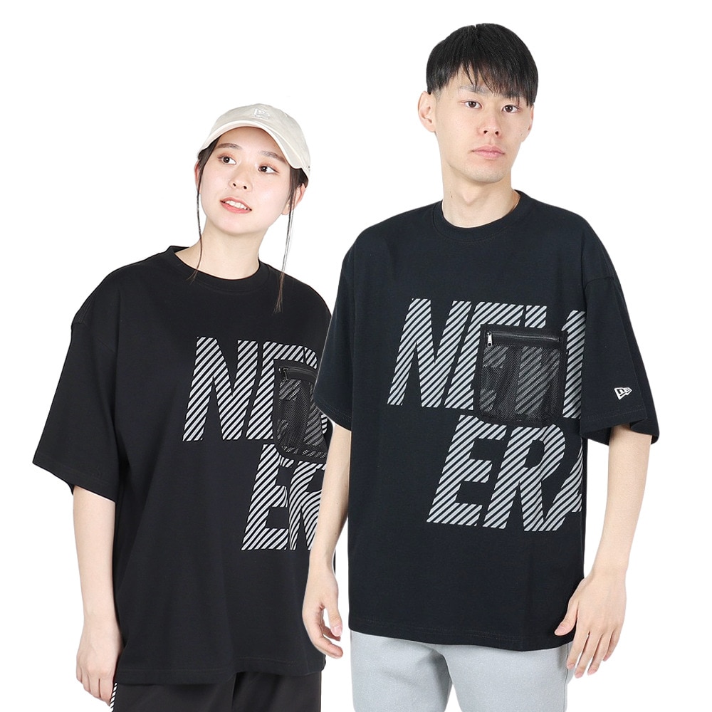 ニューエラ（NEW ERA）（メンズ、レディース）半袖 オーバーサイズド パフォーマンスTシャツ Mesh Pocket 14121976