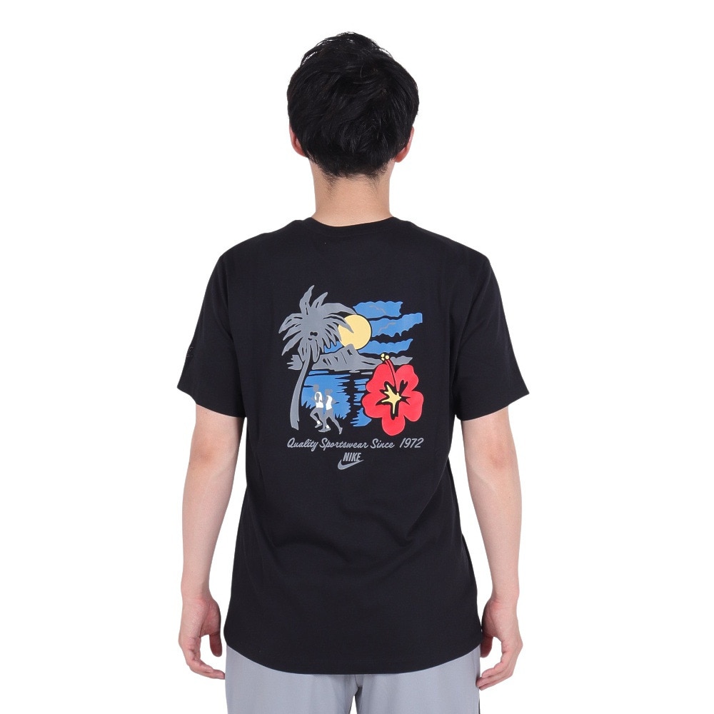 ナイキ（NIKE）（メンズ）Tシャツ 半袖 NSW TEE NCPS ショートスリーブ バックプリントTシャツ 黒 ブラック HF5533-010