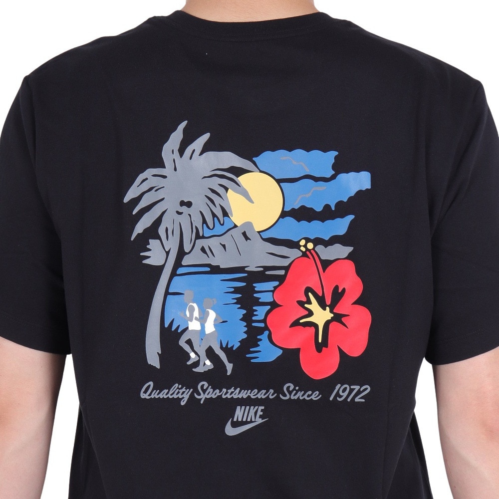 ナイキ（NIKE）（メンズ）Tシャツ 半袖 NSW TEE NCPS ショートスリーブ バックプリントTシャツ 黒 ブラック HF5533-010