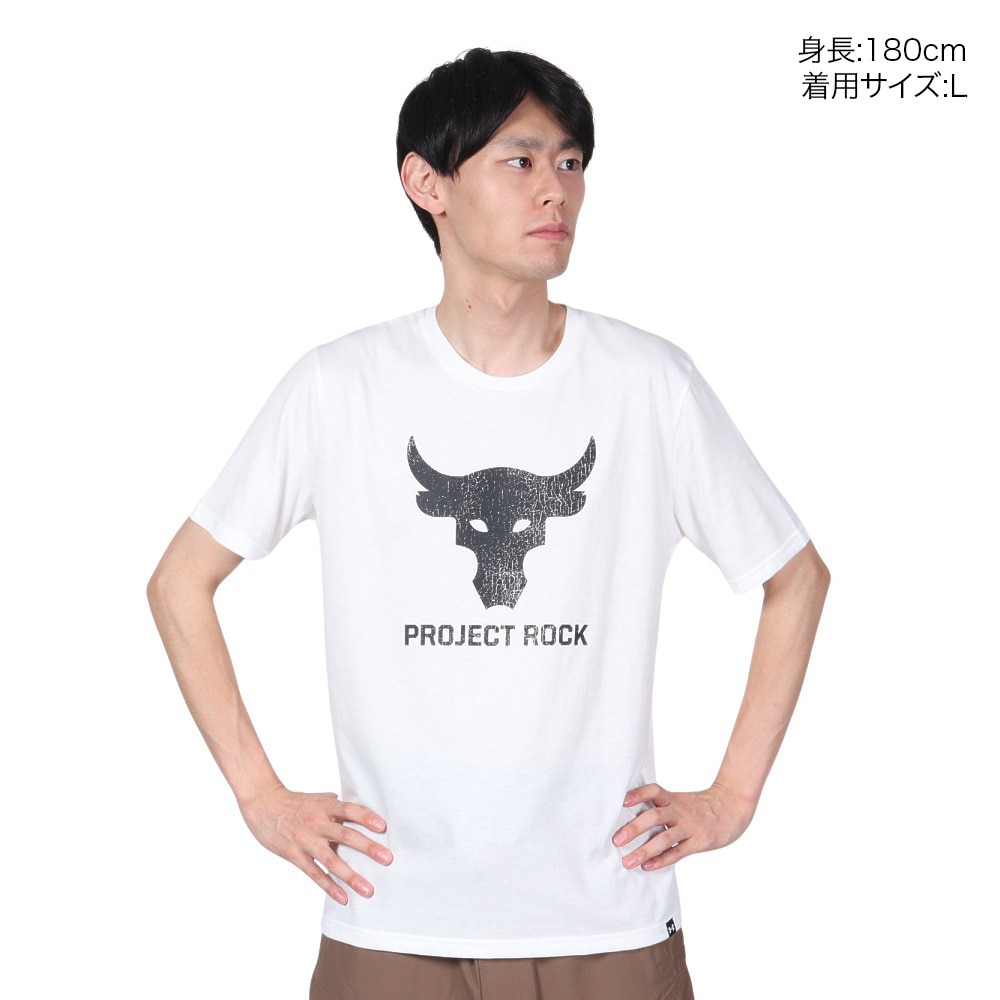 アンダーアーマー（UNDER ARMOUR）（メンズ）プロジェクトロック グラフィック ショートスリーブTシャツ 1383191 100