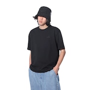 (メンズ、レディース)スリーストライプス Tシャツ 半袖 KUE35 ヘビーウェイト ルーズフィット