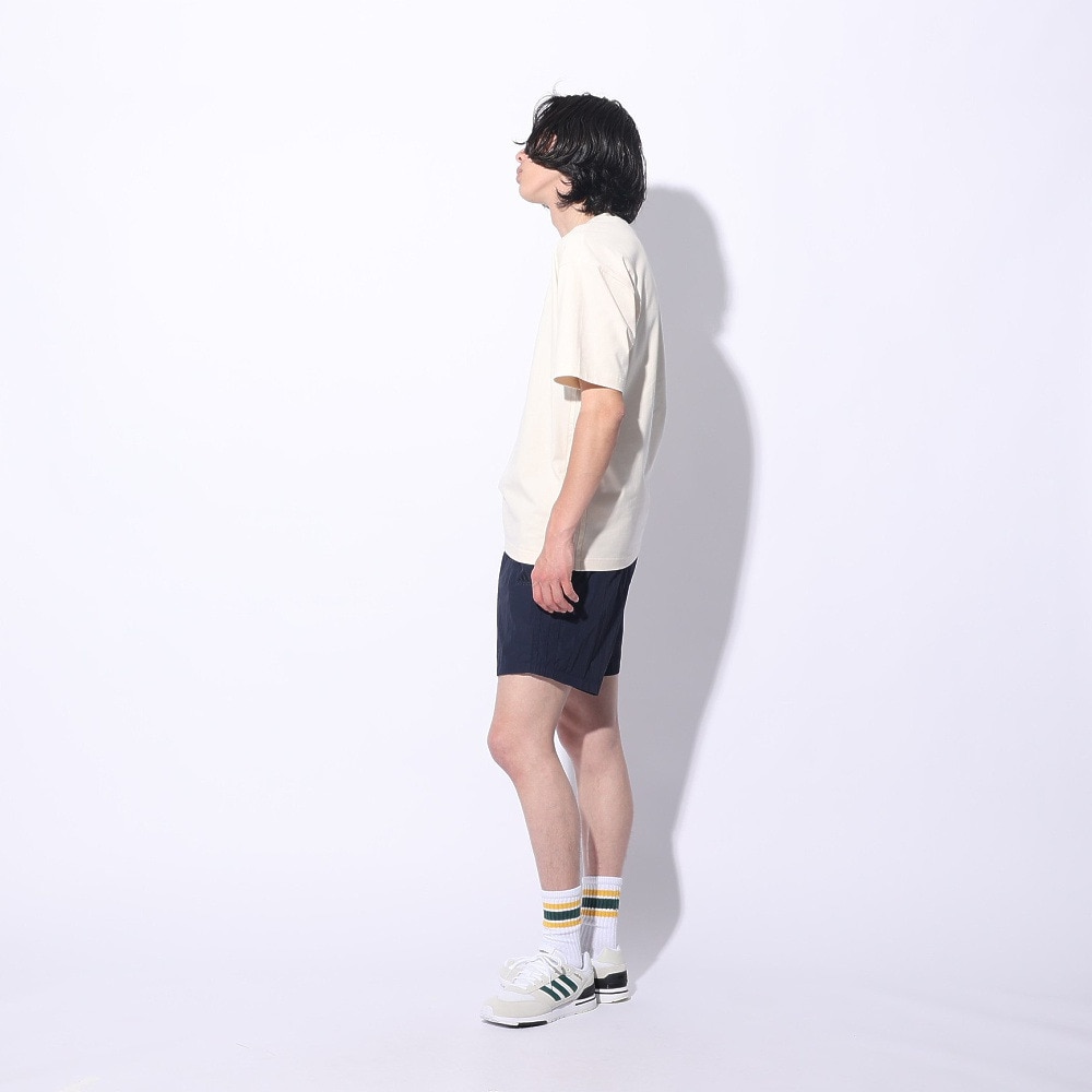 アディダス（adidas）（メンズ、レディース）スリーストライプス Tシャツ 半袖 KUE43-IT0915 白 ヘビーウェイト ルーズフィット