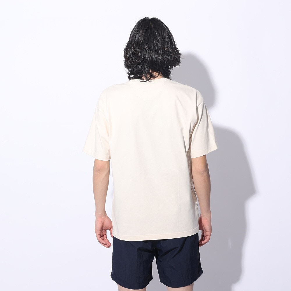 アディダス（adidas）（メンズ、レディース）スリーストライプス Tシャツ 半袖 KUE43-IT0915 白 ヘビーウェイト ルーズフィット
