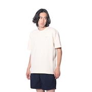 アディダス（adidas）（メンズ、レディース）スリーストライプス Tシャツ 半袖 KUE43-IT0915 白 ヘビーウェイト ルーズフィット