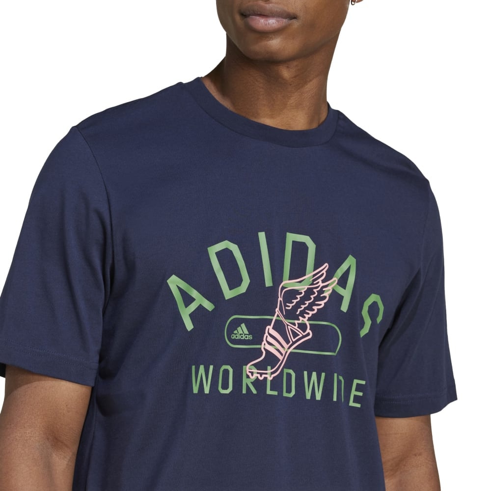 アディダス（adidas）（メンズ）カレッジ グラフィック 半袖Tシャツ JTM56-IW2742