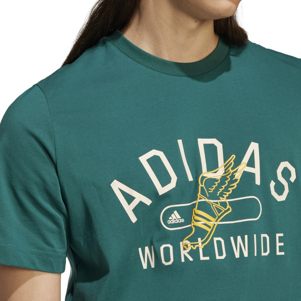 アディダス（adidas）（メンズ）カレッジ グラフィック 半袖Tシャツ JTM56-IZ1169