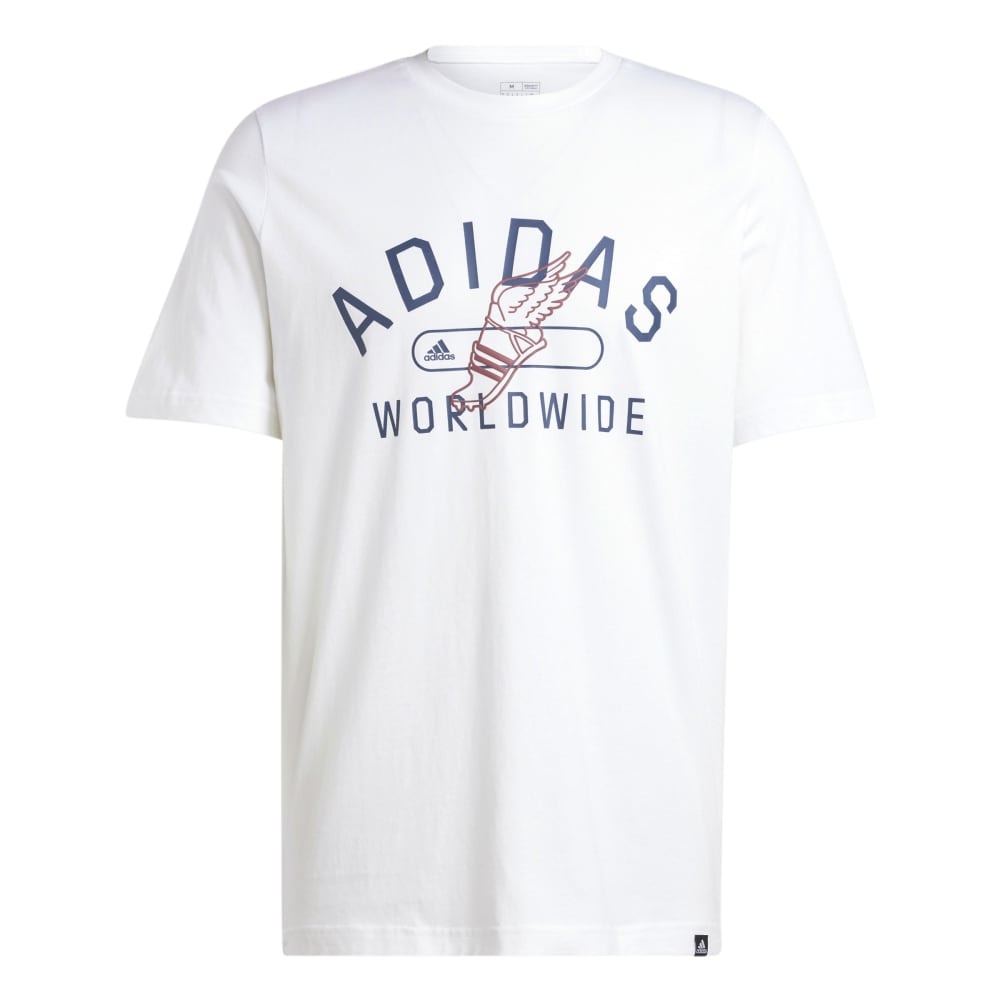 アディダス（adidas）（メンズ）カレッジ グラフィック 半袖Tシャツ JTM56-IZ1170
