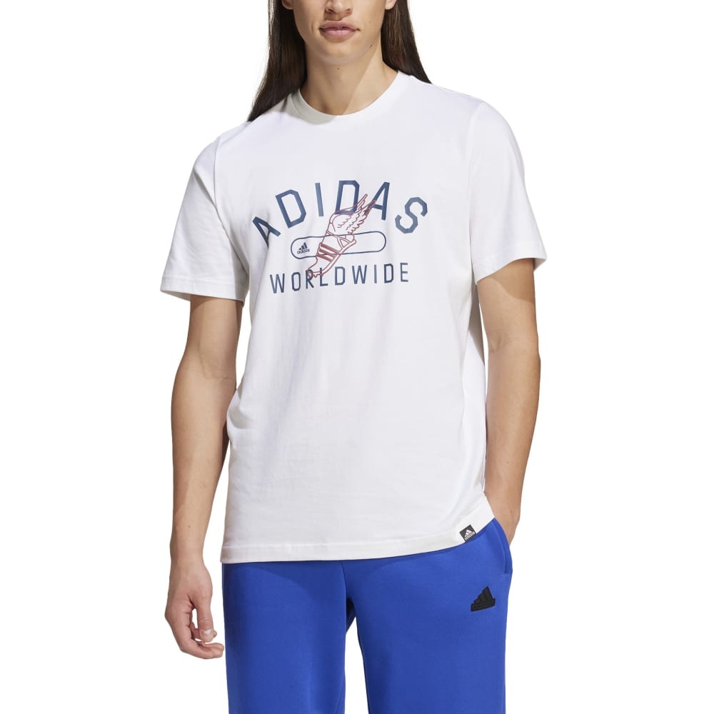 アディダス（adidas）（メンズ）カレッジ グラフィック 半袖Tシャツ JTM56-IZ1170