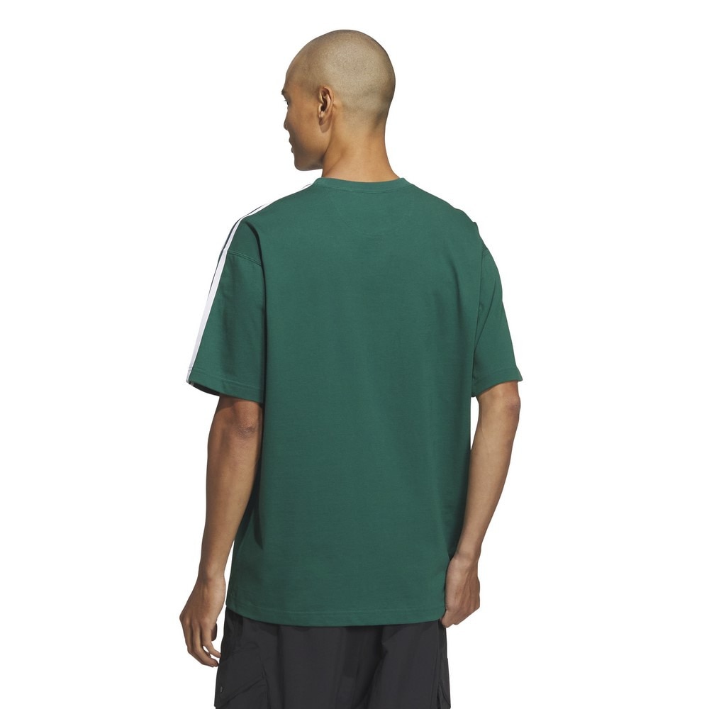 アディダス（adidas）（メンズ）エッセンシャルズ プラス ルーズフィット スリーストライプス 半袖Tシャツ KWE96-JH1066
