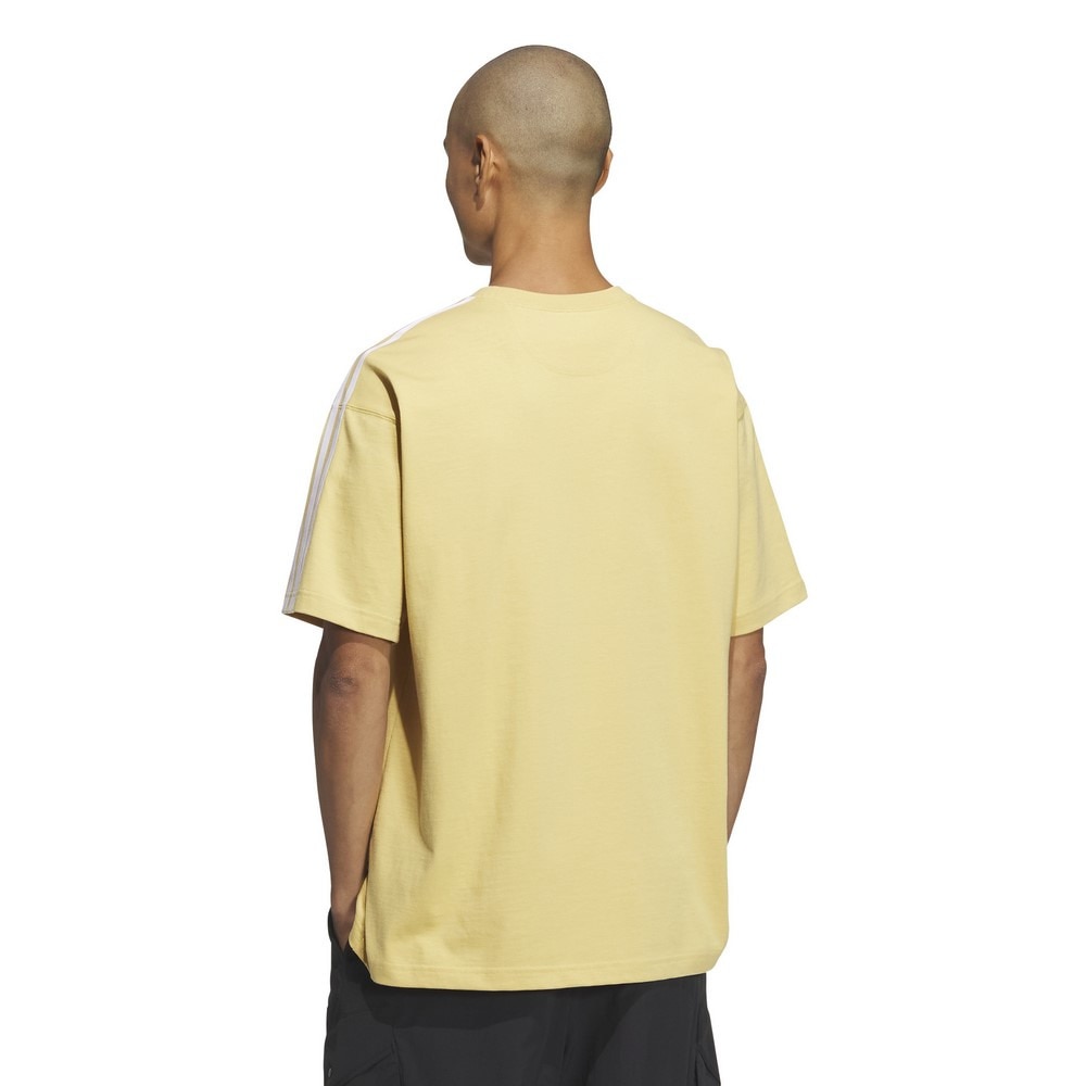 アディダス（adidas）（メンズ）エッセンシャルズ プラス ルーズフィット スリーストライプス 半袖Tシャツ KWE96-JH1067