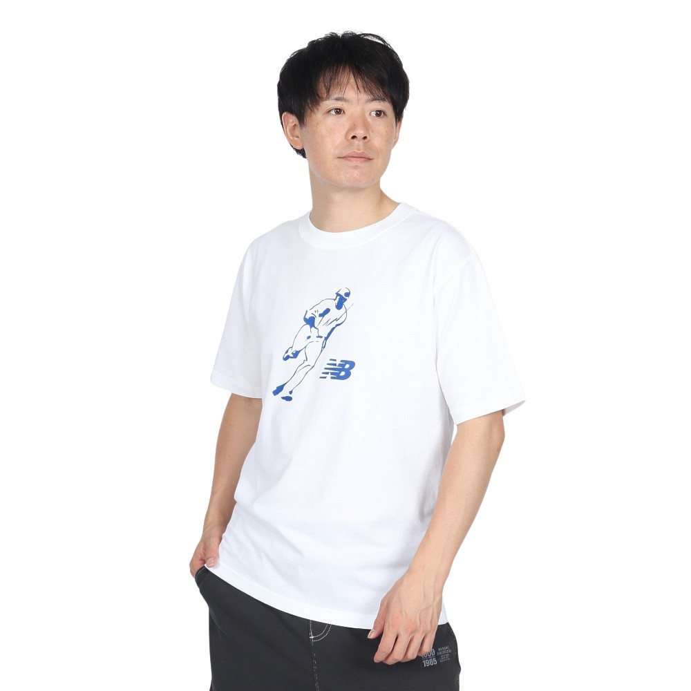 ニューバランス（new balance）（メンズ）大谷翔平 グラフィックショートスリーブTシャツ MT43717WT