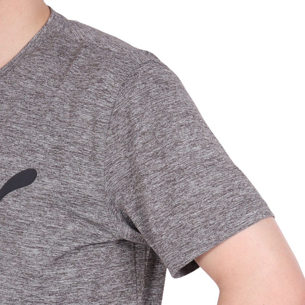 プーマ（PUMA）（メンズ）TRAIN FAVORITE ヘザー CAT 半袖Tシャツ 523004 53 GRY