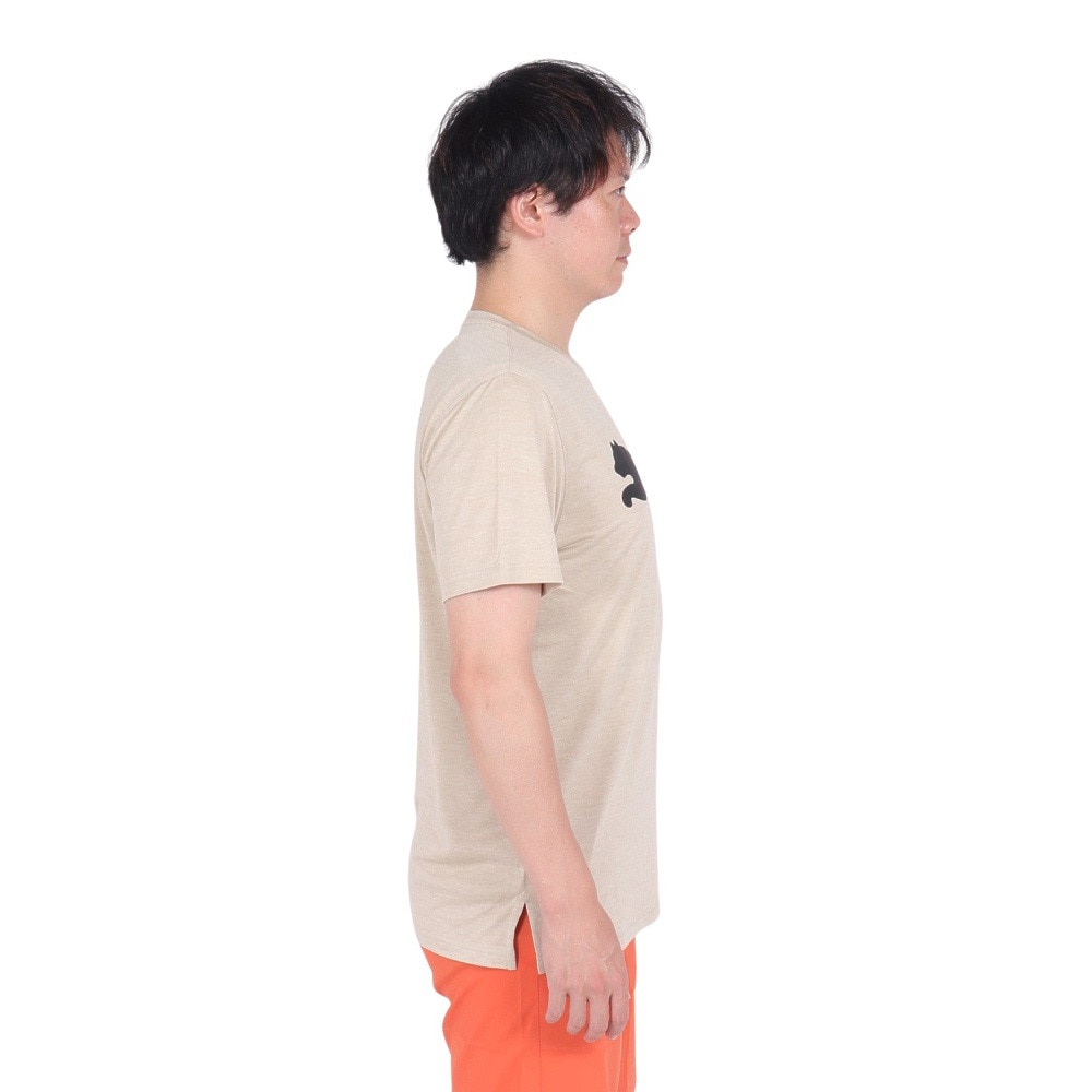 プーマ（PUMA）（メンズ）TRAIN FAVORITE ヘザー CAT 半袖Tシャツ 523004 90 BEG