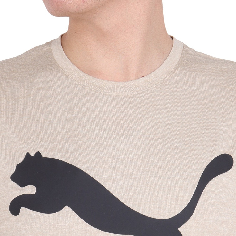 プーマ（PUMA）（メンズ）TRAIN FAVORITE ヘザー CAT 半袖Tシャツ 523004 90 BEG